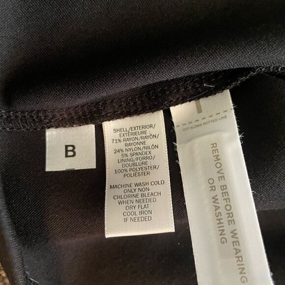 LOFT Black Dress Size 2 - Picture 6 of 6
